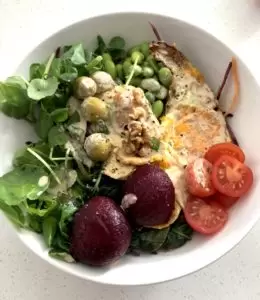 Egg & Edamame Buddha Bowl