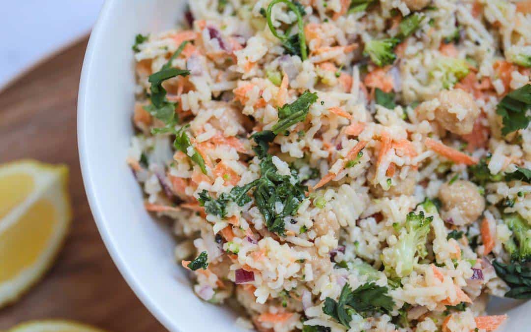 rice-chickpea-salad-tahini-lemon-dressing